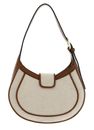 FURLA Club 2 Hobo Bag S Naturale + Cognac FURLA Club 2 Hobo Bag S Naturale + Cognac