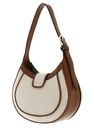 FURLA Club 2 Hobo Bag S Naturale + Cognac FURLA Club 2 Hobo Bag S Naturale + Cognac
