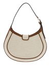 FURLA Club 2 Hobo Bag M Naturale + Cognac h FURLA Club 2 Hobo Bag M Naturale + Cognac h