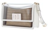 FURLA 1927 Mini Shoulder Bag Marshmallow + Naturale FURLA 1927 Mini Shoulder Bag Marshmallow + Naturale