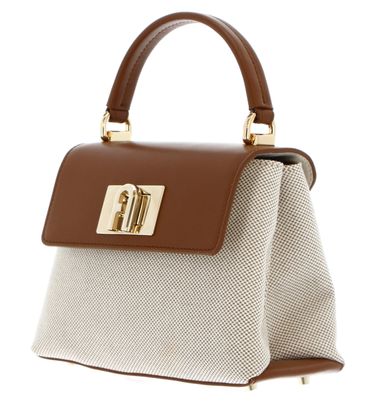 ☆FURLA☆ FURLA 1927 Tote L トートバッグ COGNAC♪ Furla Ares Working Cognac Leather Tote Bag