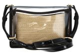FURLA 1927 Mini Shoulder Bag Nero + Naturale FURLA 1927 Mini Shoulder Bag Nero + Naturale