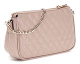 GUESS Yarmilla Double Pouch Crossbody Taupe GUESS Yarmilla Double Pouch Crossbody Taupe