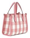 GUESS Silvana 2 Compartment Mini Tote XS Pink Multi