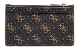 GUESS Noreen Card Holder Brown Multi GUESS Noreen Card Holder Brown Multi