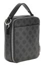 GUESS Torino Crossbody Double Zip Around Coal / Black GUESS Torino Crossbody Double Zip Around Coal / Black
