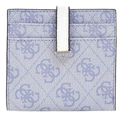 GUESS Laurel Card Case SLG TAB Light Blue Logo