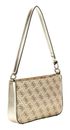 GUESS Twiller Top Zip Shoulder Bag XS Gold Logo