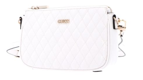 【GUESS】Yarmilla Double Pouch Crossbody GUESS Yarmilla Double Pouch Crossbody, Black: Handbags