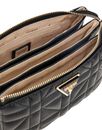 GUESS Latona Mini Tri Compartment Top Zip Black