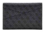GUESS Noreen Clutch Coal Logo GUESS Noreen Clutch Coal Logo