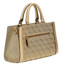 GUESS Dili Satchel S Latte Logo