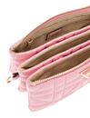 GUESS Latona Mini Tri Compartment Top Zip Pink