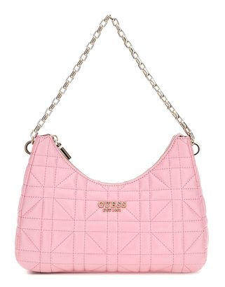 GUESS Assia Top Zip Shoulder Bag Pink