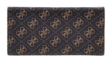 GUESS Noreen Card Holder Brown Multi GUESS Noreen Card Holder Brown Multi