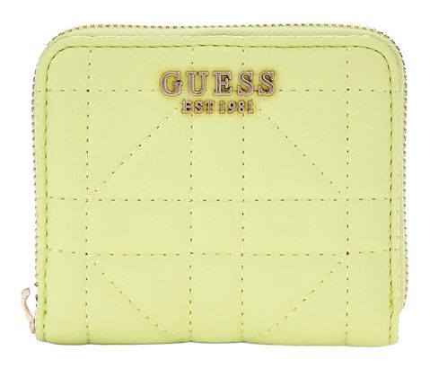 GUESS Assia SLG Zip Around Wallet S Chartreuse