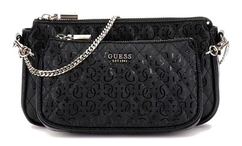 GUESS Yarmilla Double Pouch Crossbody Black