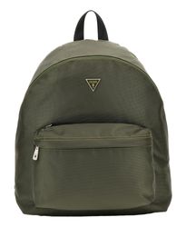 【GUESS】VENEZIA BCKPCK W FRONT POCKET GUESS Rucksack Venezia Backpack With Front Pocket Military