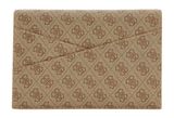 GUESS Noreen Clutch Latte Logo GUESS Noreen Clutch Latte Logo