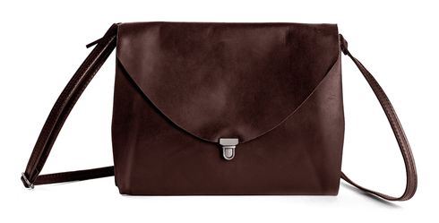 HAROLD'S Fold Handbag Clutch L Brown