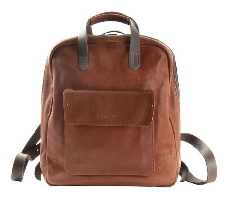 HAROLD'S Ivy Lane Notebook Messengerbag / Backpack Cognac