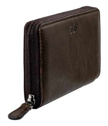 Braun Büffel Arezzo RFID Card Case 9CS Brown