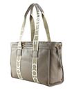 COCCINELLE 2Day Signature Handbag Grained Leather Warm Taupe
