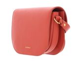 COCCINELLE Dew Crossbody Grained Leather Grenadine Red