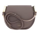 COCCINELLE Sunup Handbag Double Grainy Leather Warm Taupe / Rosette