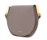 COCCINELLE Sunup Handbag Double Grainy Leather Warm Taupe / Rosette