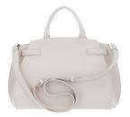 COCCINELLE Kliche Handbag Grained Leather Lambskin White