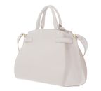 COCCINELLE Kliche Handbag Grained Leather Lambskin White