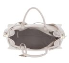 COCCINELLE Kliche Handbag Grained Leather Lambskin White