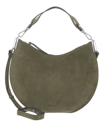 COCCINELLE Sunup Handbag Suede Leather Laurel Green