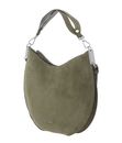 COCCINELLE Sunup Handbag Suede Leather Laurel Green COCCINELLE Sunup Handbag Suede Leather Laurel Green