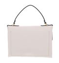 COCCINELLE Arlettis Signature Handbag Grained Leather Lambskin White