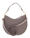 COCCINELLE Sunup Handbag Double Grainy Leather Warm Taupe / Rosette COCCINELLE Sunup Handbag Double Grainy Leather Warm Taupe / Rosette