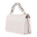 COCCINELLE Boheme Grana Double Hand Bag Lambskin White / Laurel Green
