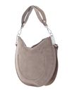 COCCINELLE Sunup Handbag Suede Leather Warm Taupe COCCINELLE Sunup Handbag Suede Leather Warm Taupe