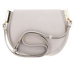 COCCINELLE Sunup Handbag Double Grainy Leather Lambskin White / Laurel Green