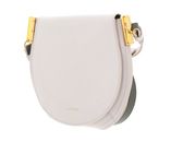 COCCINELLE Sunup Handbag Double Grainy Leather Lambskin White / Laurel Green