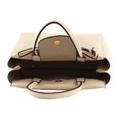 COCCINELLE Arlettis Signature Handbag Grained Leather Lambskin White COCCINELLE Arlettis Signature Handbag Grained Leather Lambskin White