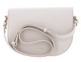 COCCINELLE Dew Crossbody Grained Leather Lambskin White
