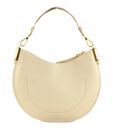COCCINELLE Sunup Handbag Double Grainy Leather Lambskin White / Laurel Green