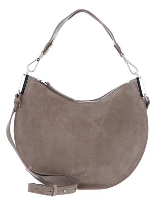 COCCINELLE Sunup Handbag Suede Leather Warm Taupe