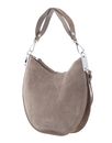 COCCINELLE Sunup Handbag Suede Leather Warm Taupe