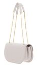 COCCINELLE Dew Handbag Grained Leather Lambskin White