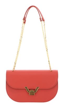 COCCINELLE Dew Handbag Grained Leather Grenadine Red
