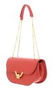 COCCINELLE Dew Handbag Grained Leather Grenadine Red