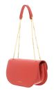 COCCINELLE Dew Handbag Grained Leather Grenadine Red